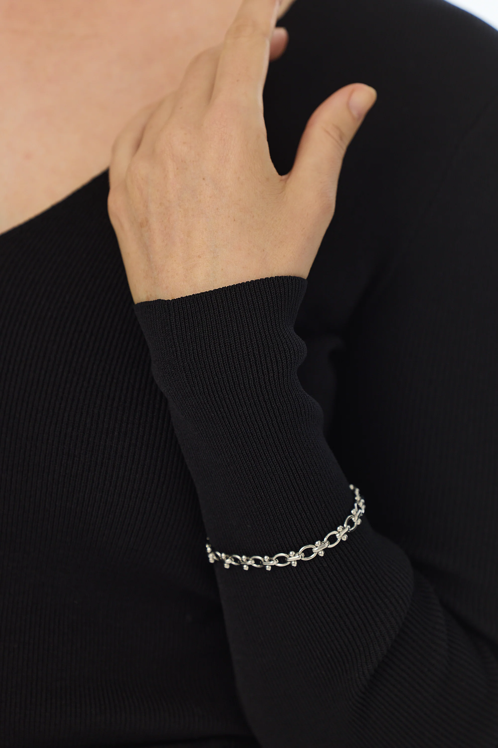 Chain Link Bracelet - Silver - Image 2