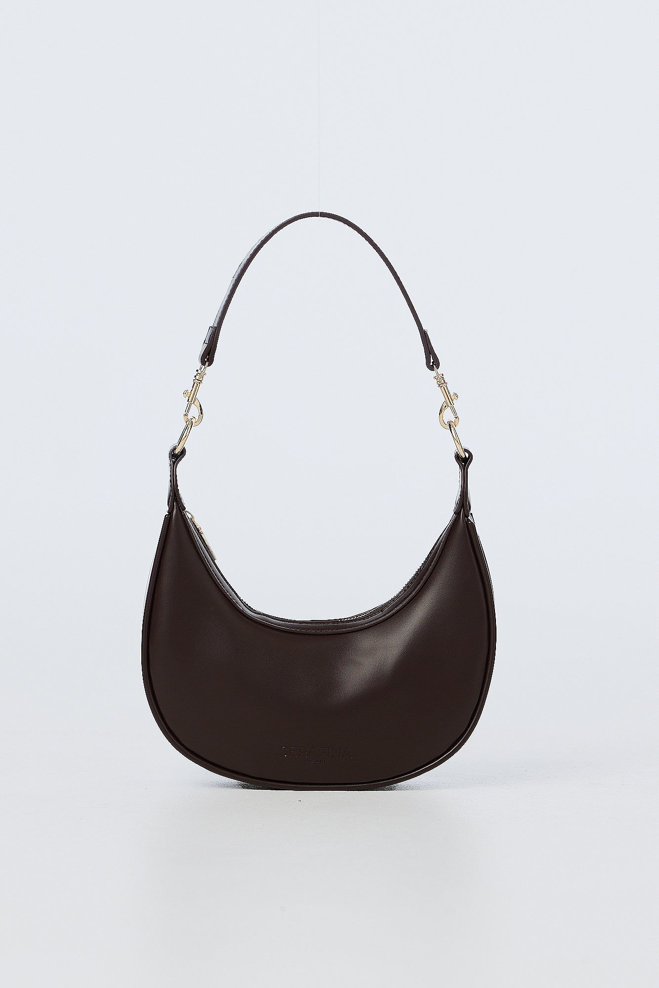 Crescent Shoulder Bag - Chocolate