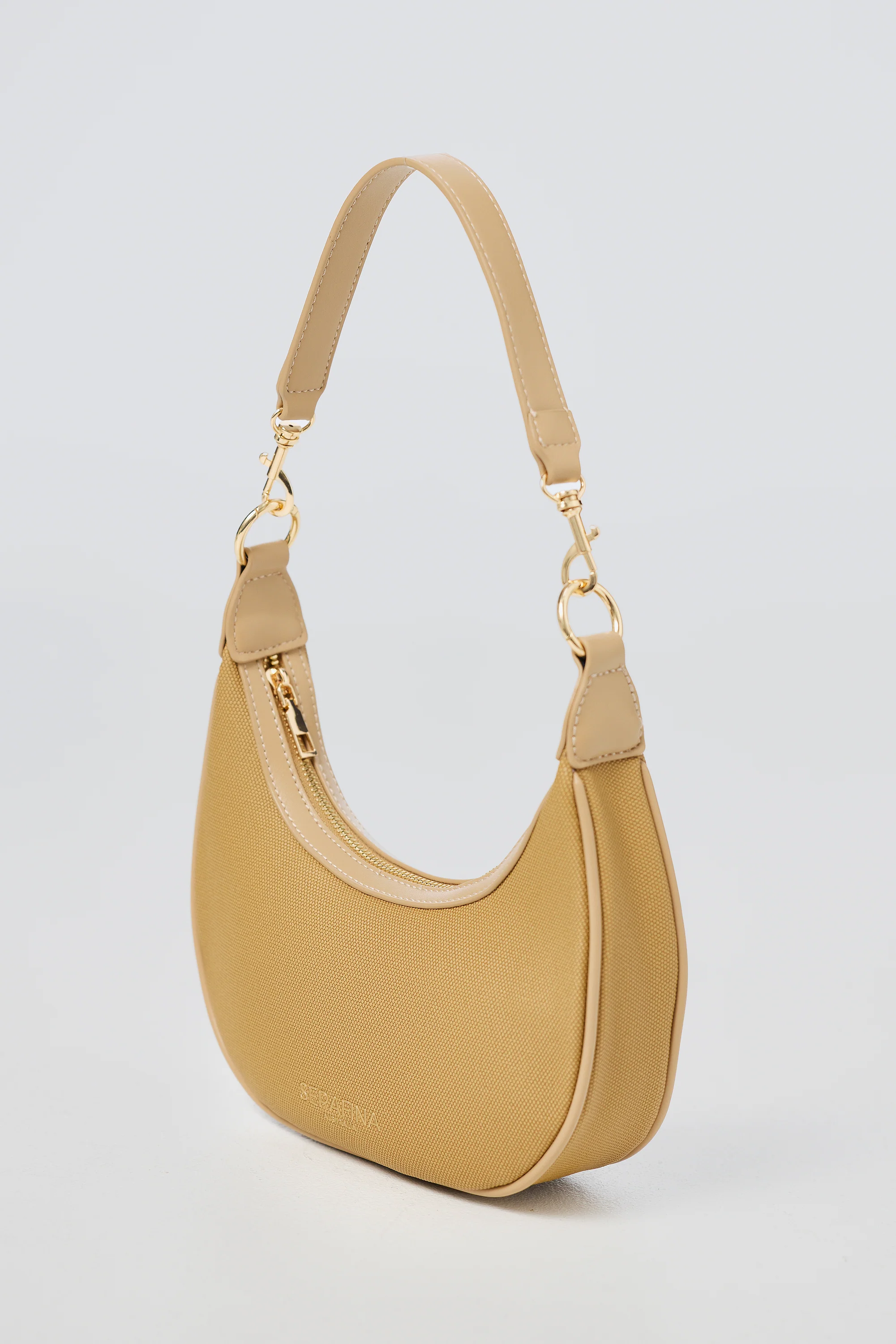 Crescent Shoulder Bag - Tan