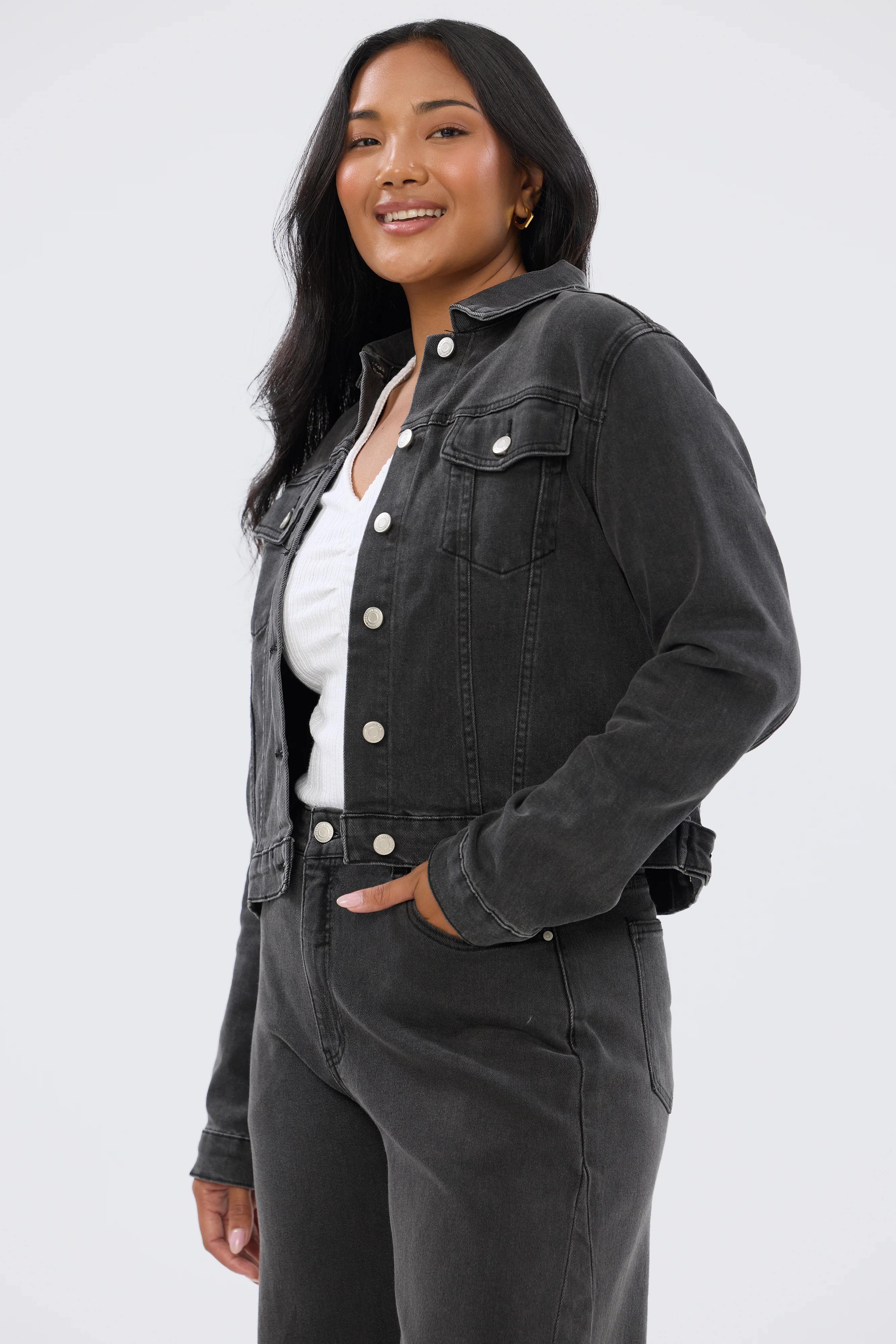 Denim Jacket - Black Wash (Pre-Order) - Image 3