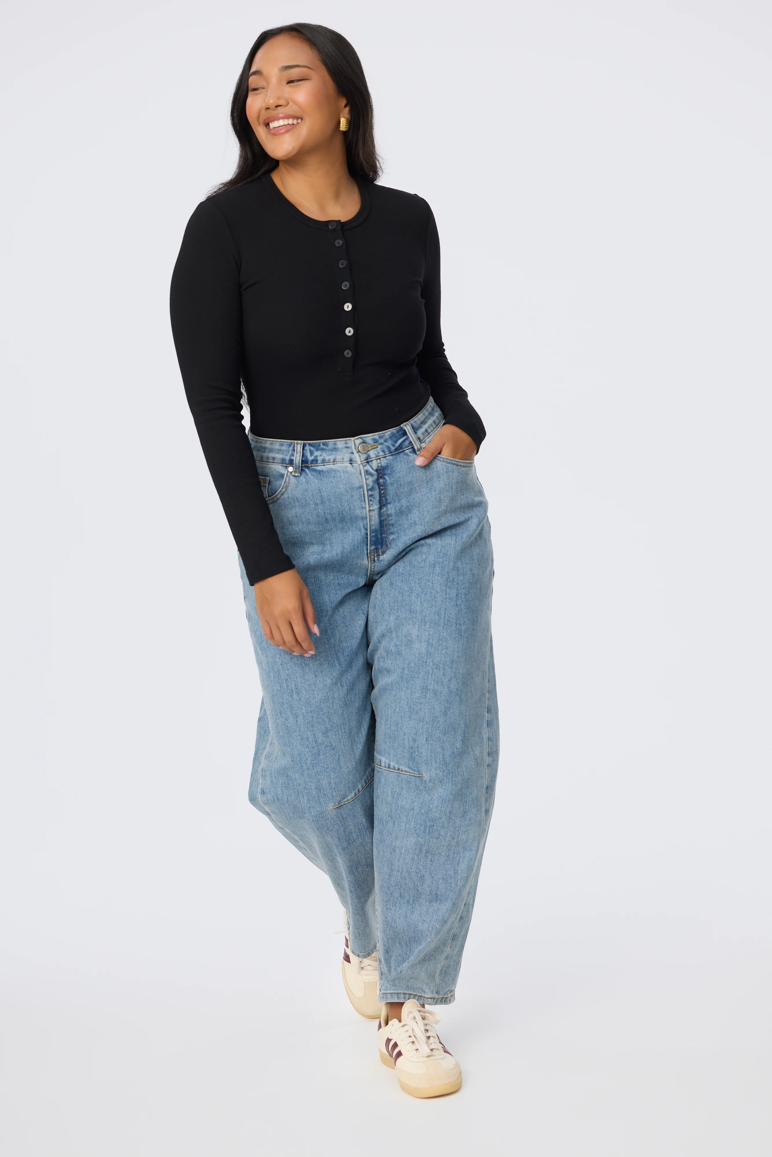 Horseshoe Jeans - Mid Blue Wash (Pre-Order) - Image 4