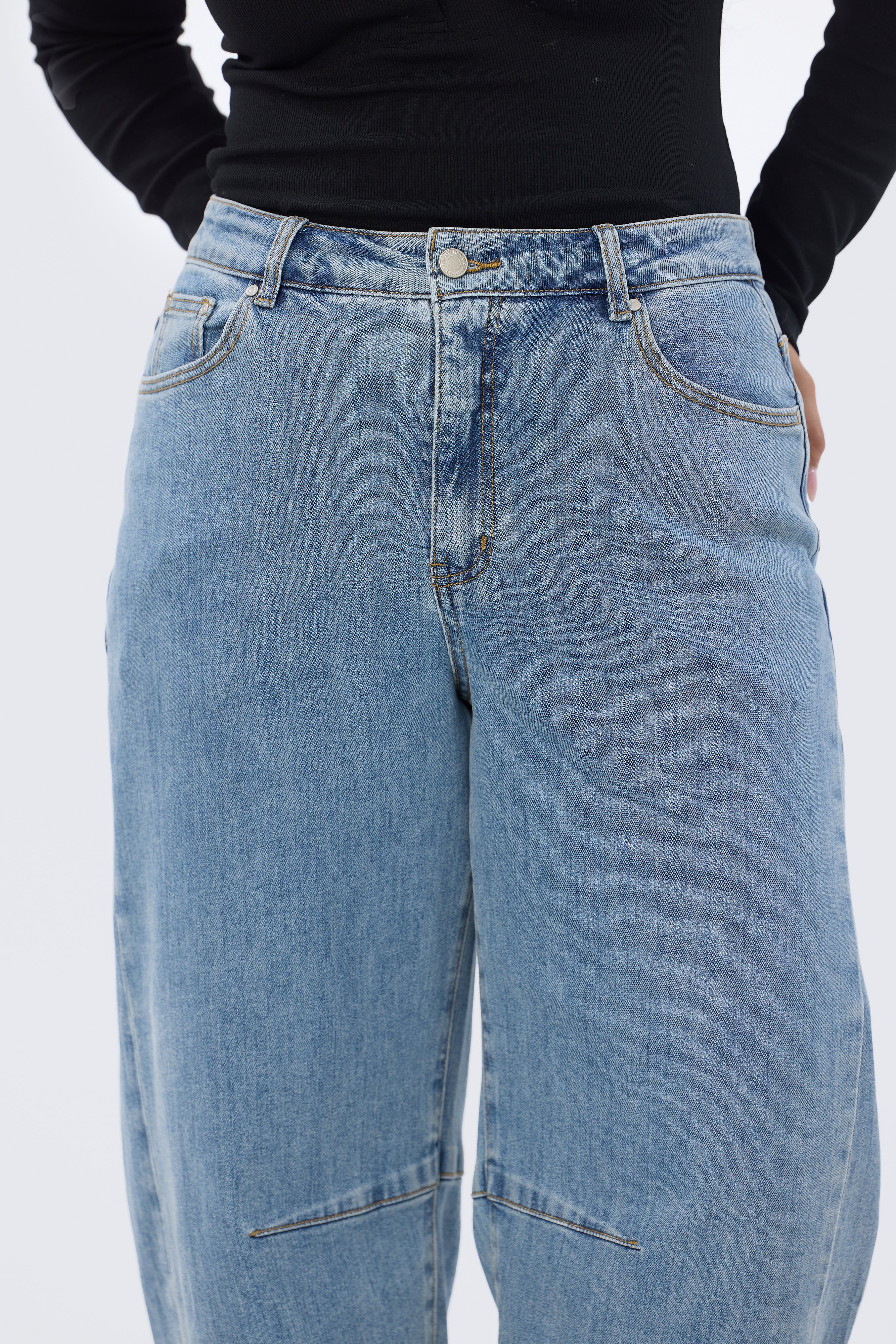 Horseshoe Jeans - Mid Blue Wash (Pre-Order) - Image 8