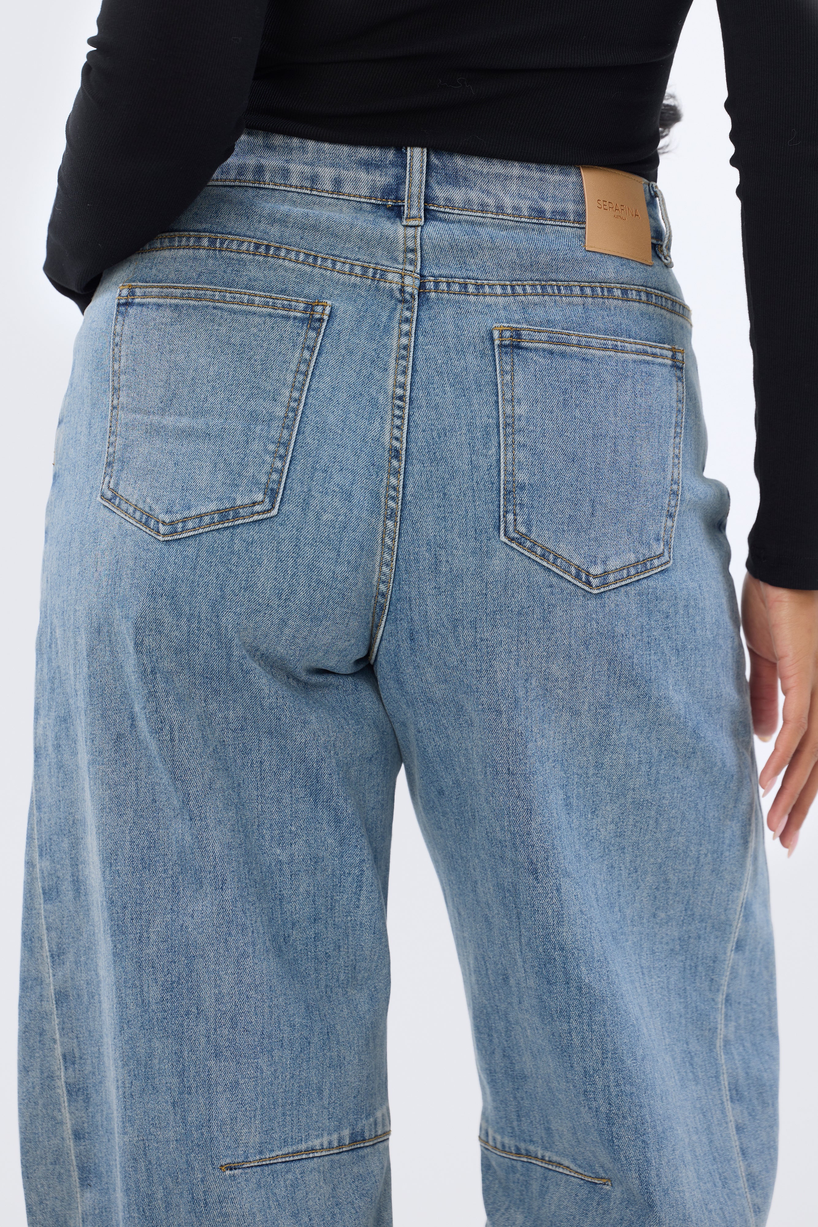 Horseshoe Jeans - Mid Blue Wash (Pre-Order) - Image 9