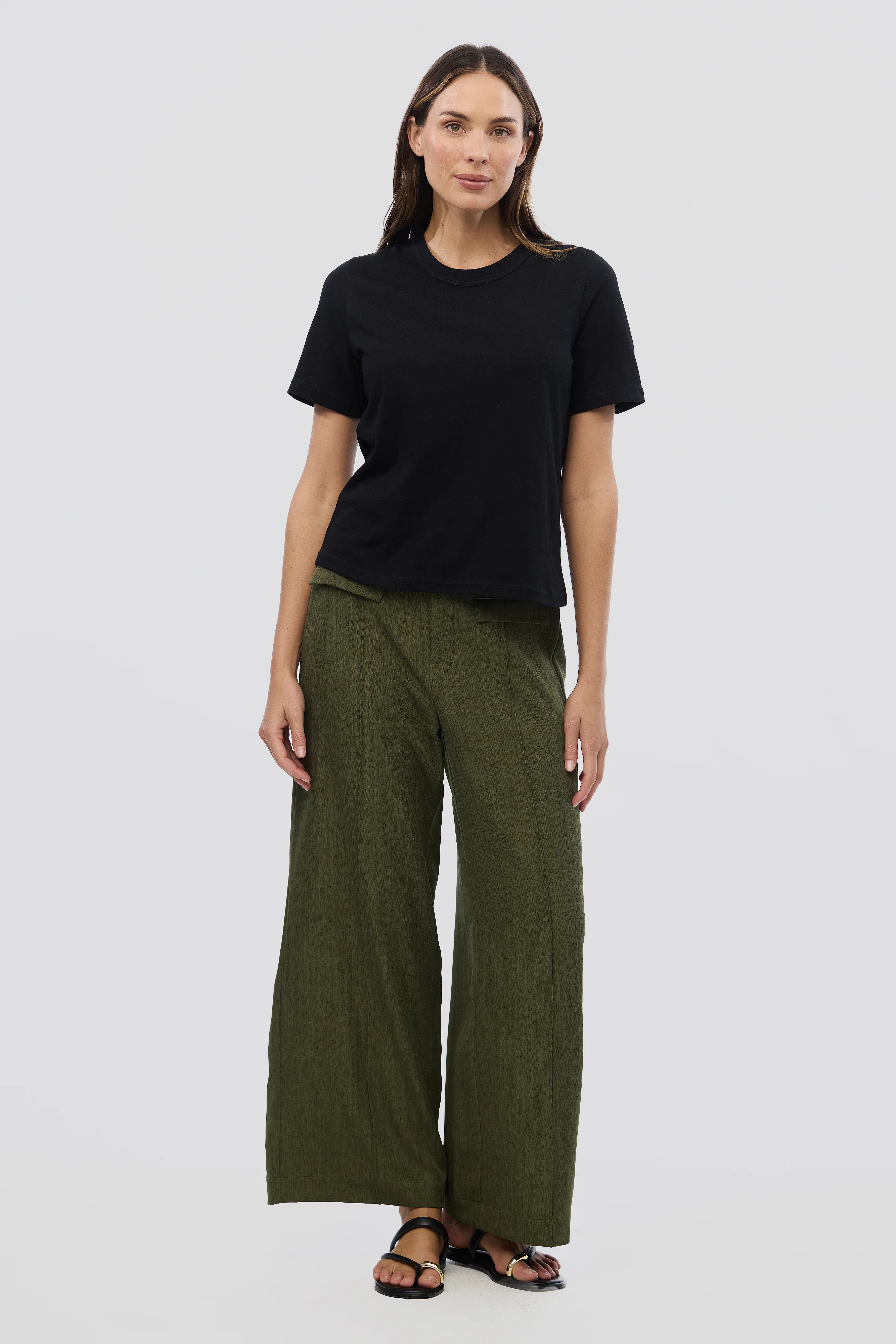 Lightweight Regular T-Shirt - Black - Image 3