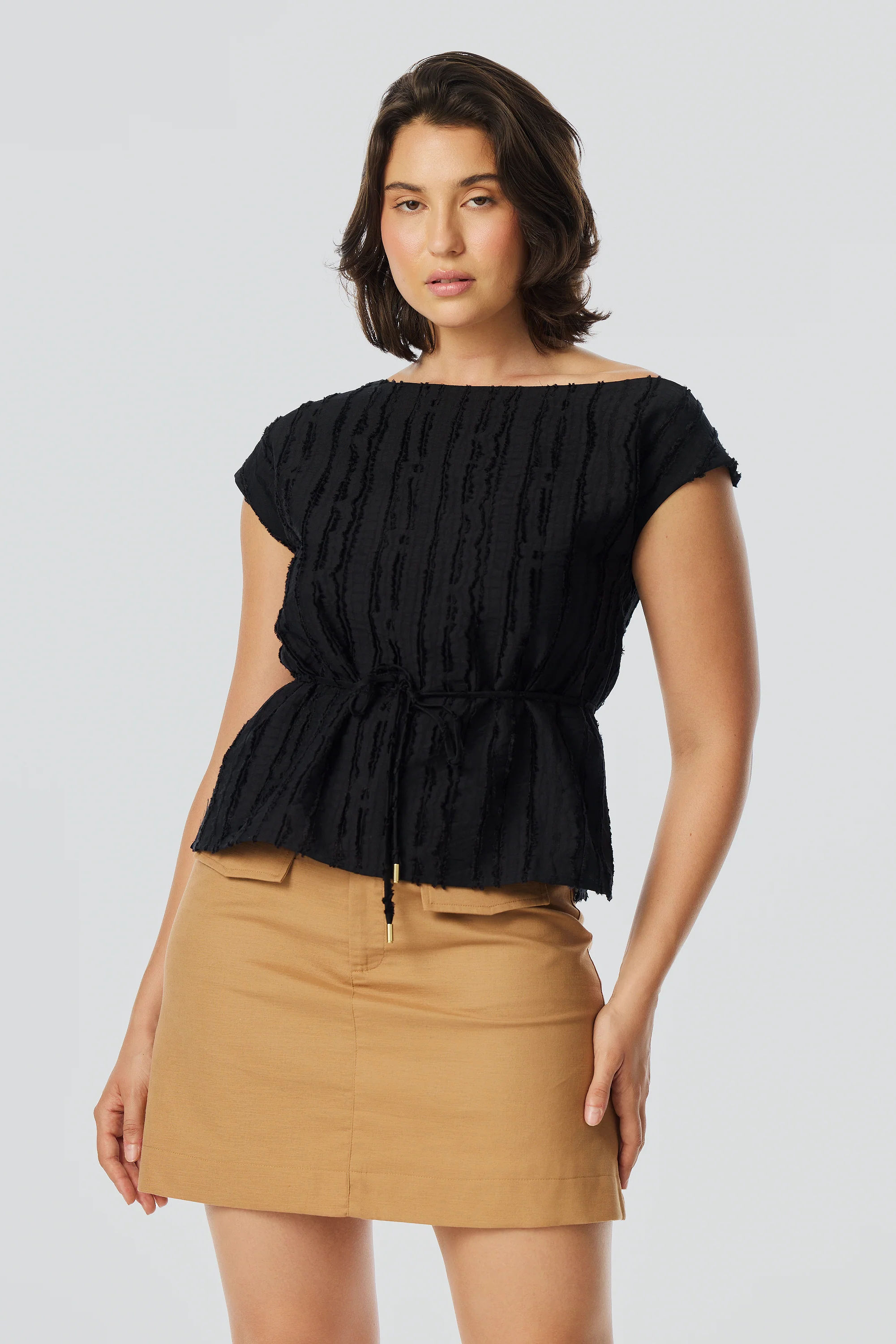 Off Shoulder Top - Black