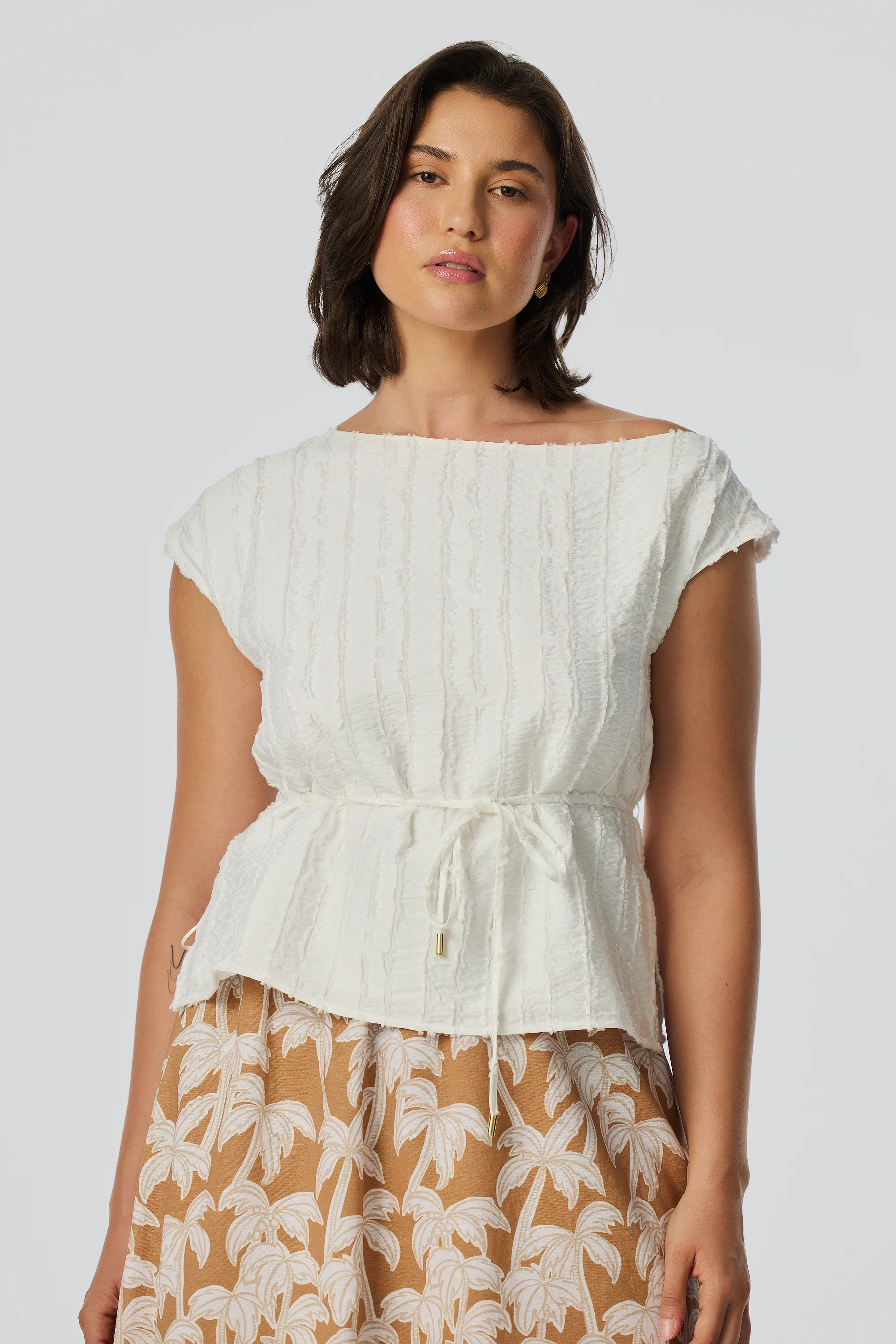 Off Shoulder Top - White