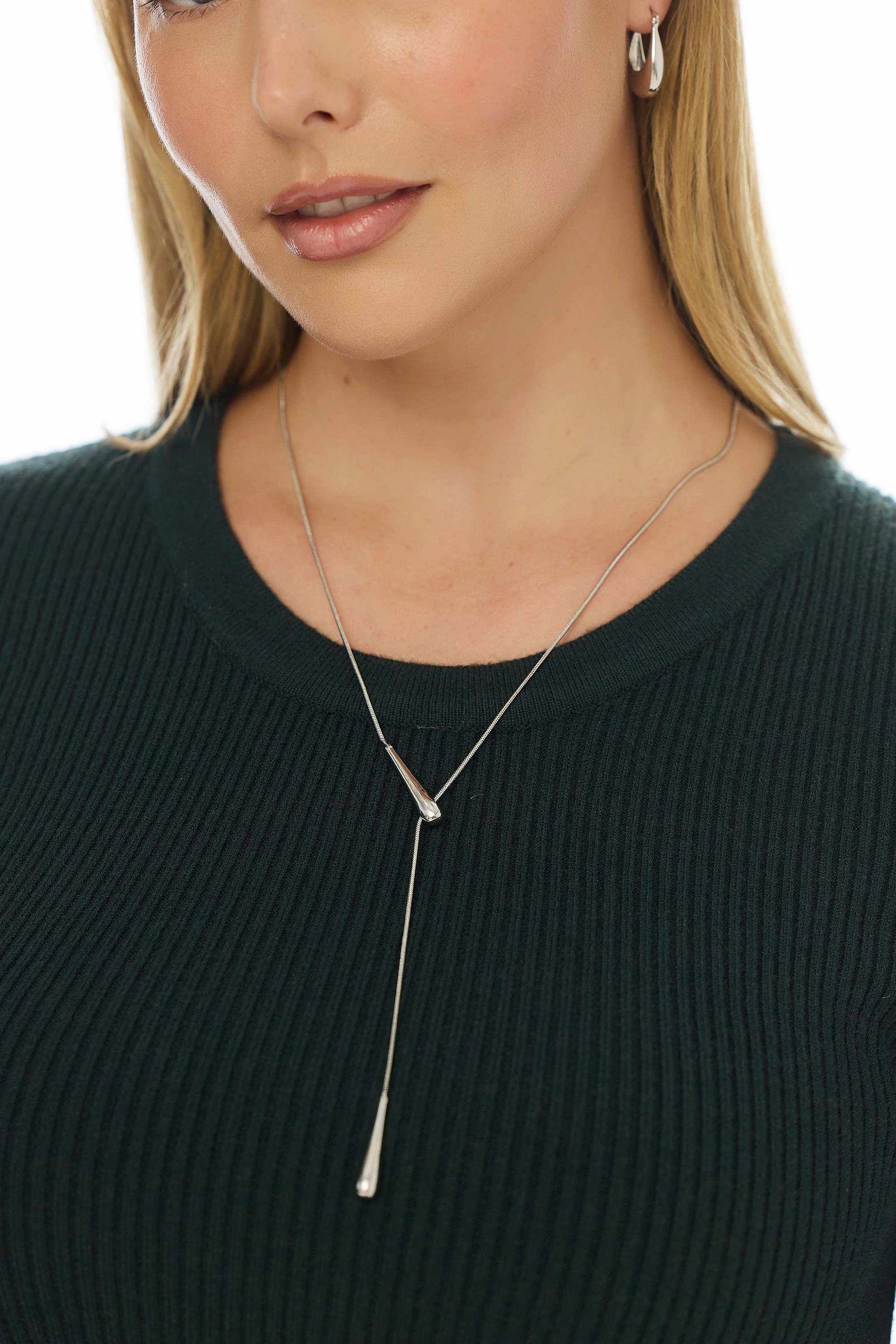 Orb Necklace - Silver - Image 3