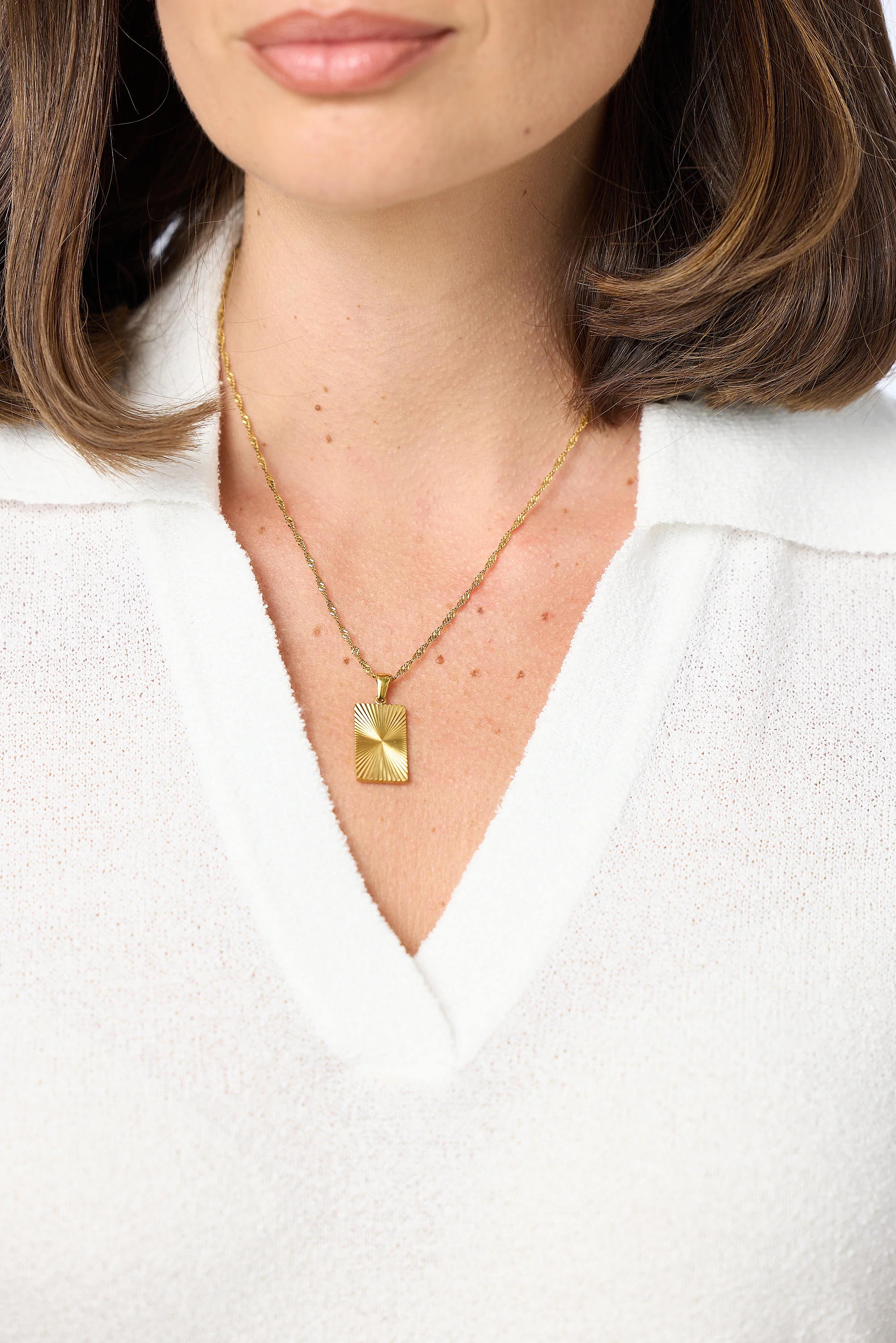 Pendant Necklace - Gold - Image 2