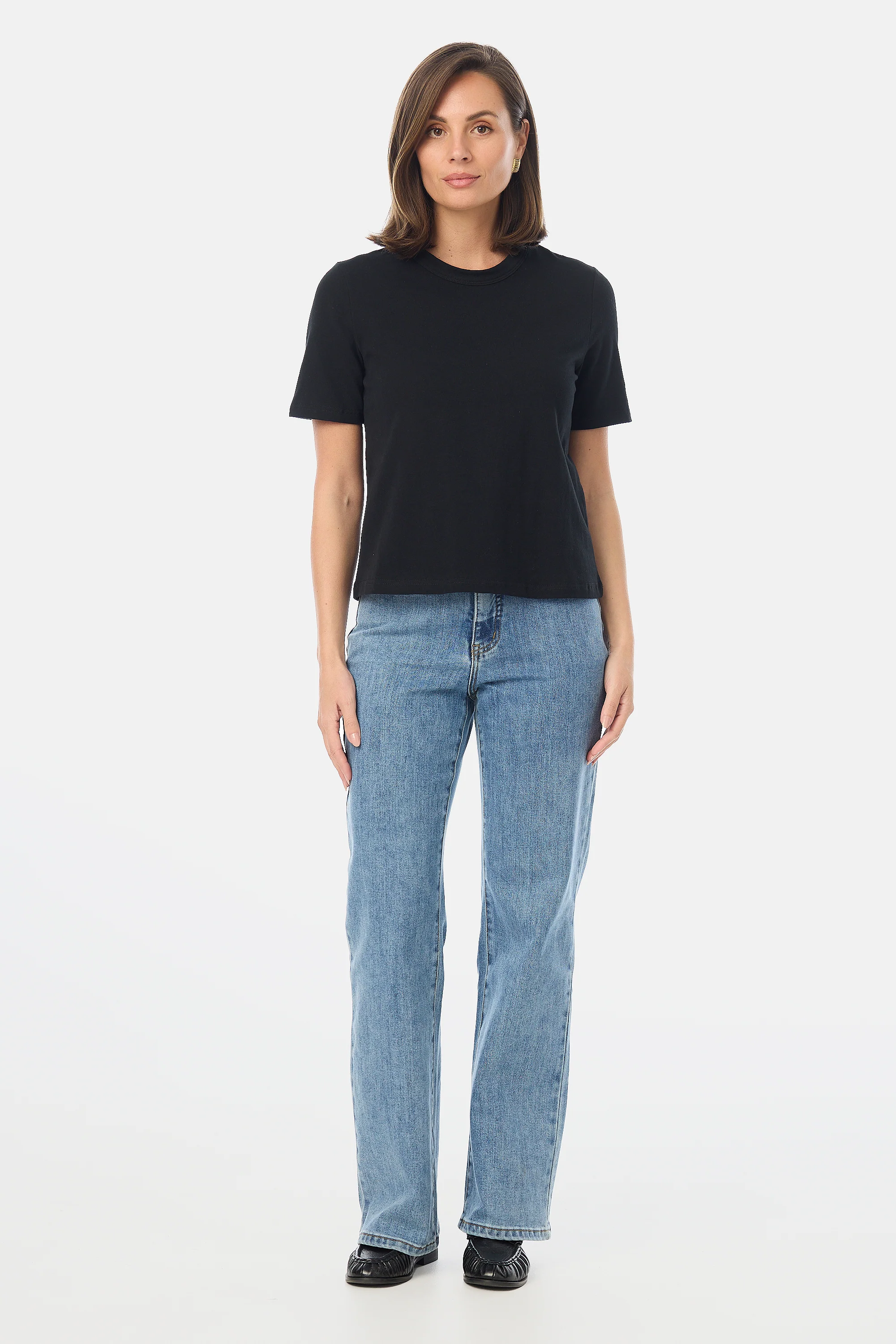 Regular T-Shirt - Black - Image 5