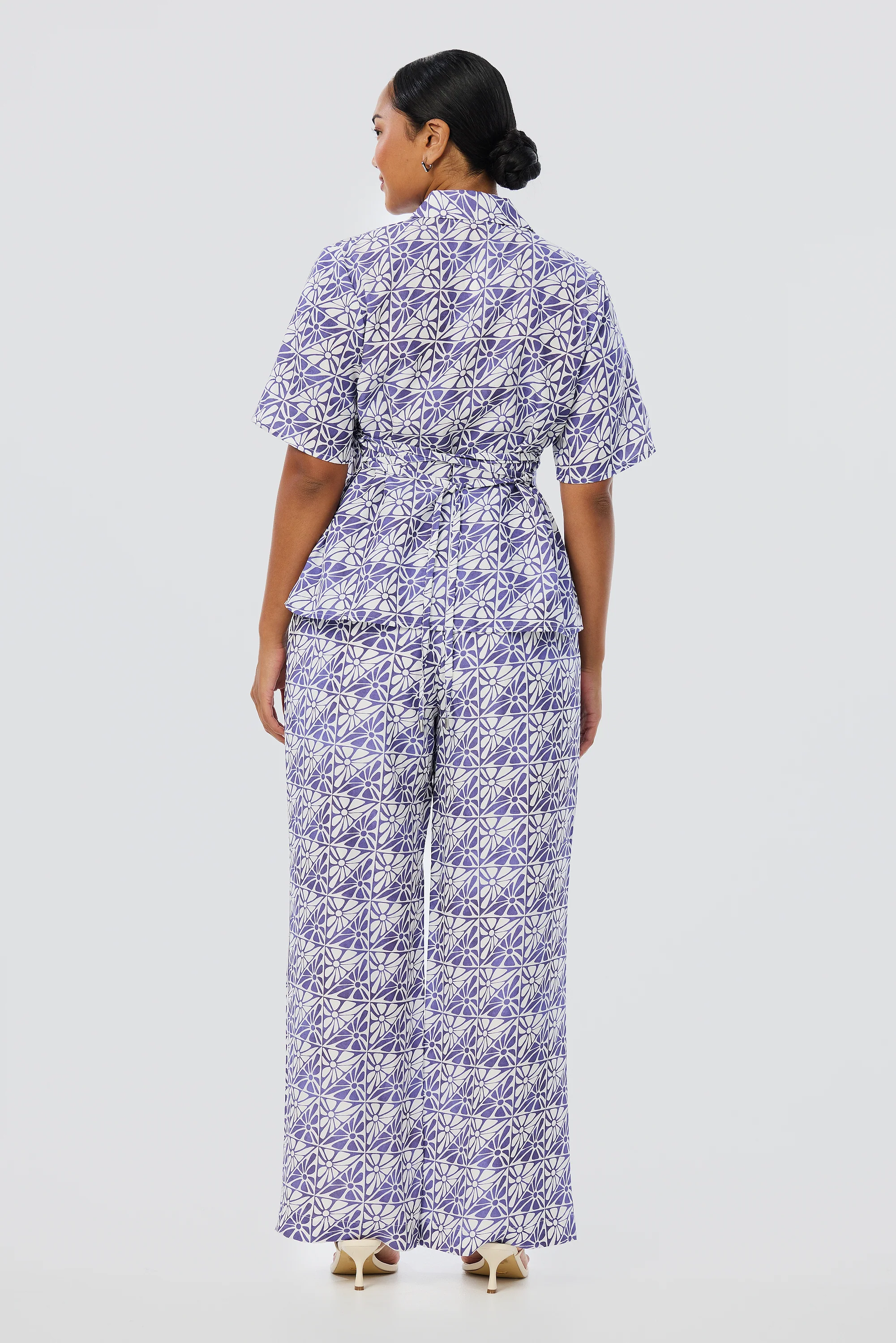 Short Sleeve Shirt - Blue Mosaic - Image 4