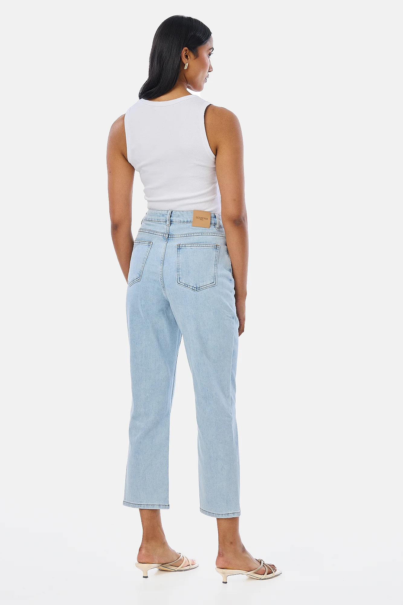 Signature Slim Leg Jeans - Light Blue Wash - Image 10