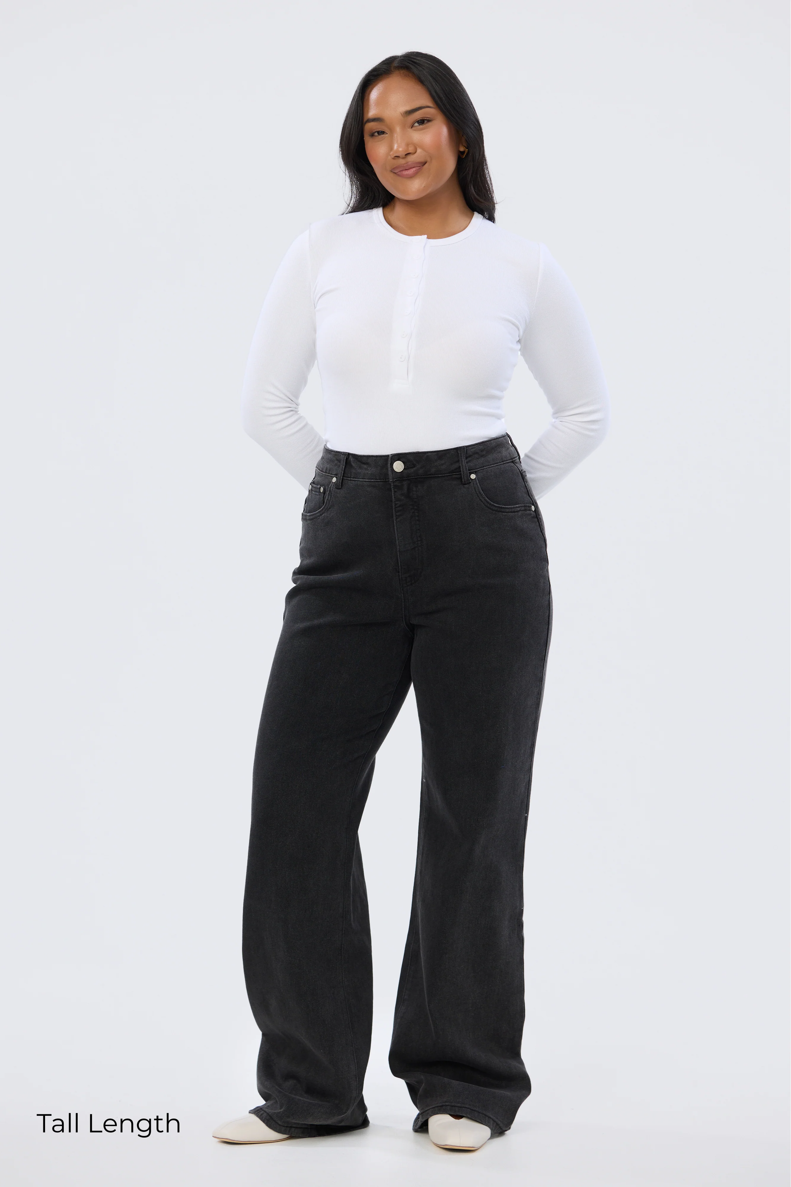 Signature Straight Leg Jeans - Black Wash (Pre-Order) - Image 8