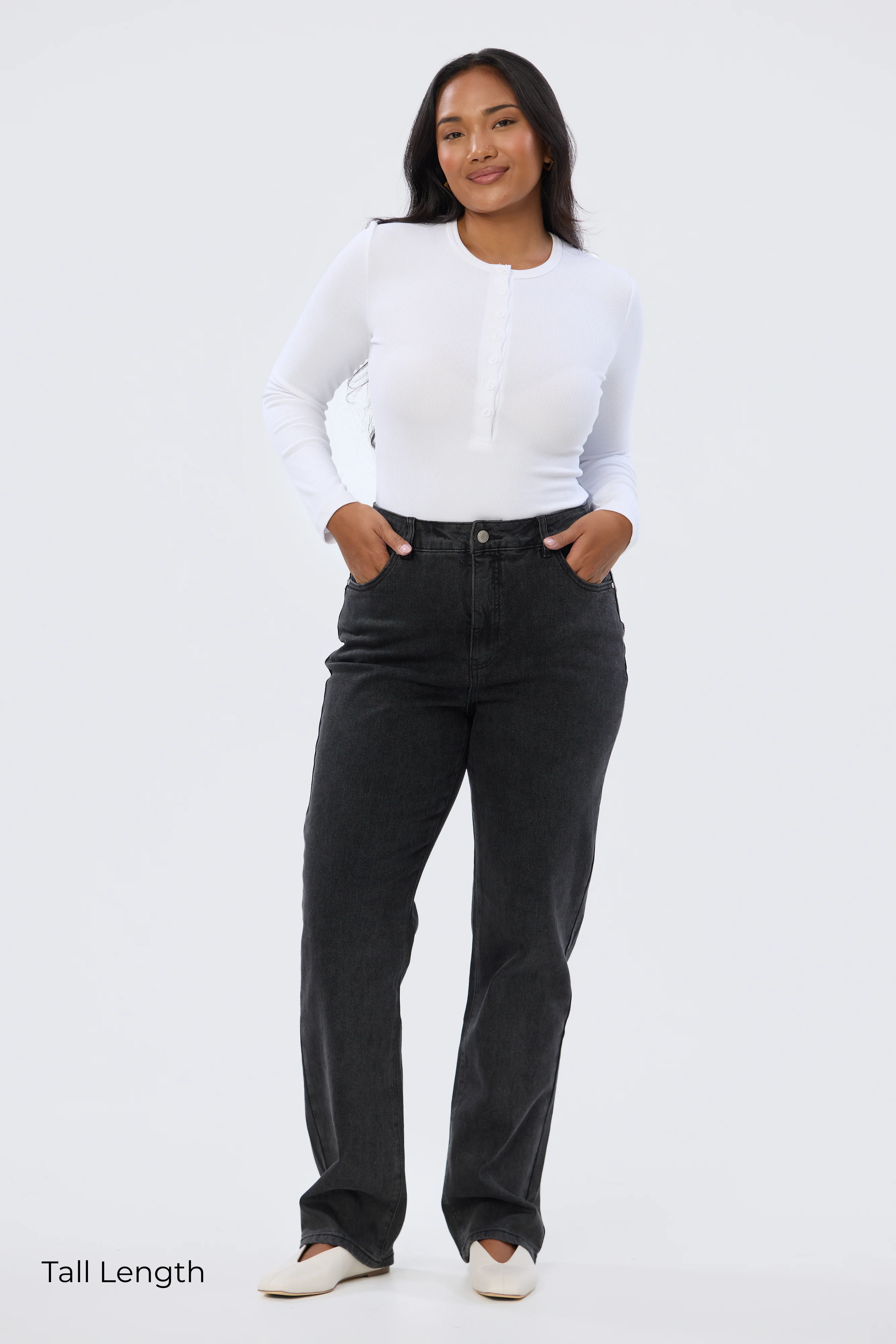 Signature Slim Leg Jeans - Black Wash (Pre-Order) - Image 10