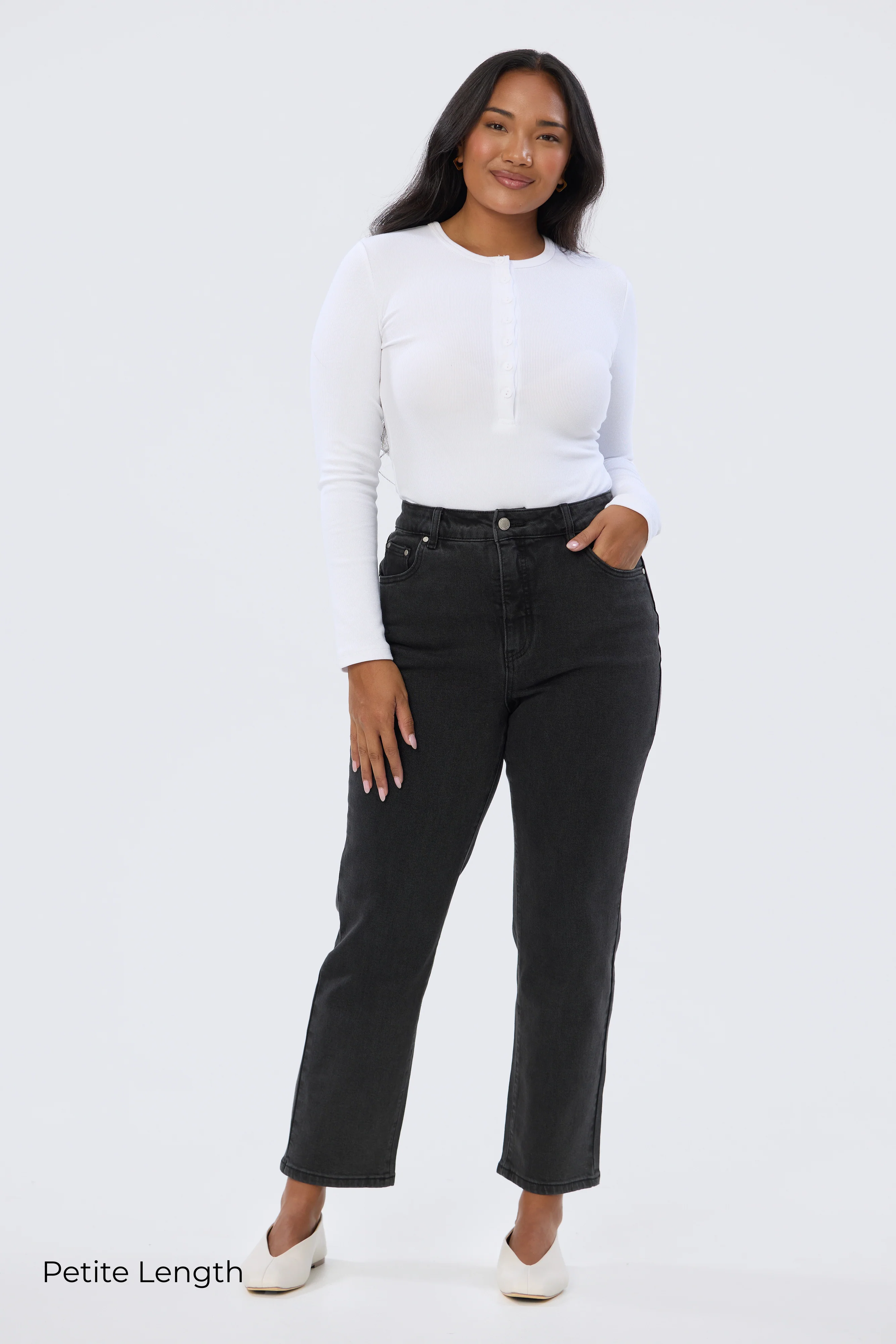 Signature Slim Leg Jeans - Black Wash (Pre-Order) - Image 5