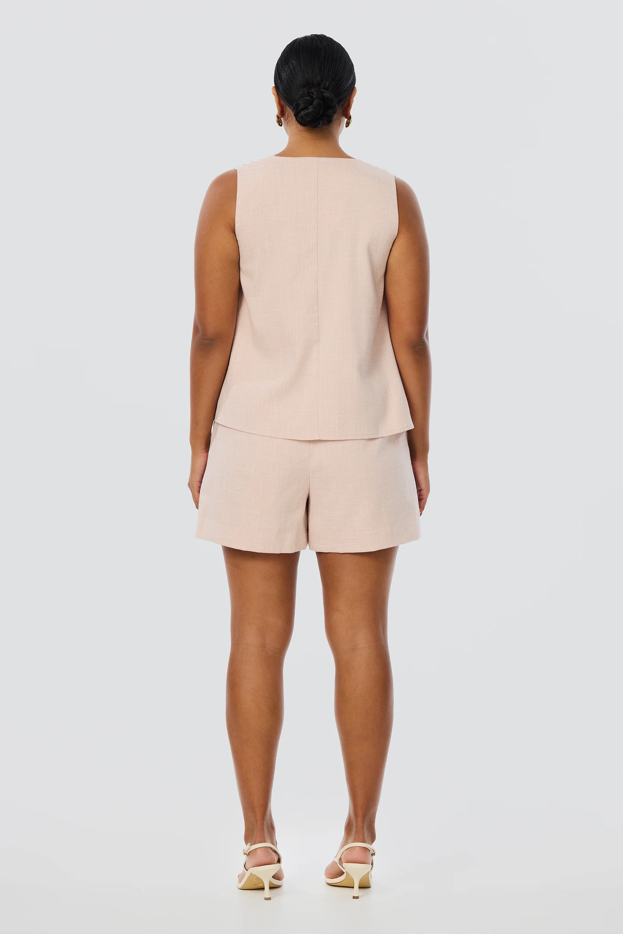 V-Neck Swing Top - Pink Clay - Image 9